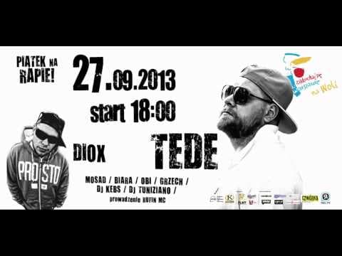 Piątek na rapie: Koncert Tede, Diox, Mosad, OBI, Bia...