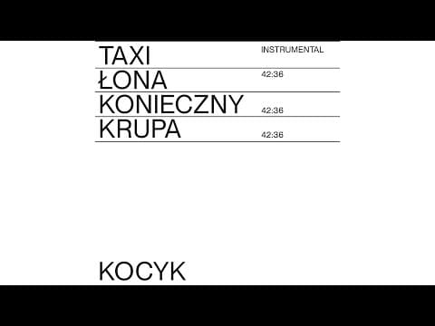 Łona x Konieczny x Krupa – KOCYK INSTRUMENTAL