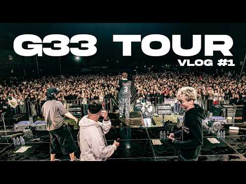 ZAGRALIŚMY W 6 MIASTACH W 4 DNI (G33 TOUR VLOG #1)