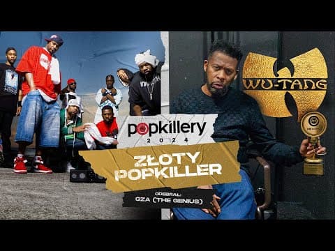 WU-TANG CLAN receives Golden Popkiller - GZA accepts...